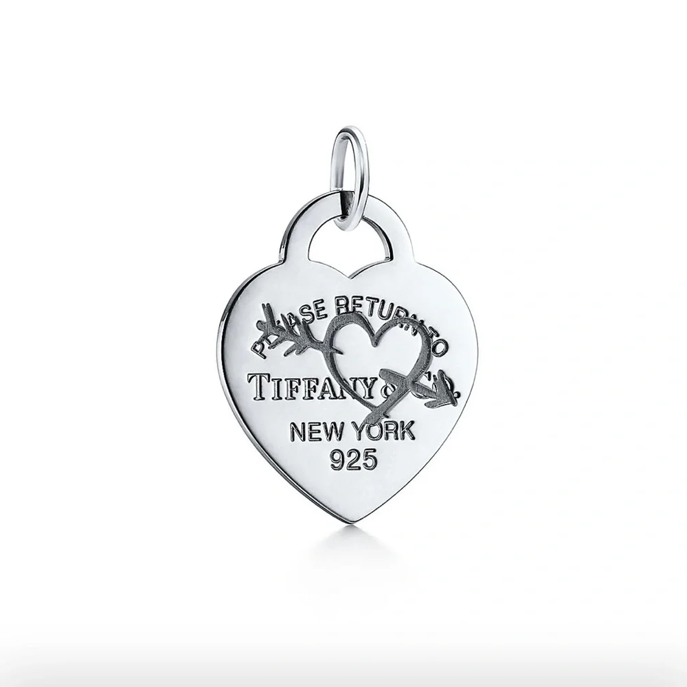 Tiffany & Co. Etched Heart Tag